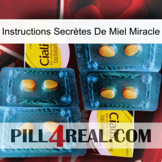 Instructions Secrètes De Miel Miracle cialis5